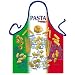 Produktbild Grillschürze - Kochschürze - Italienische Pasta Nudeln - Lustige Motiv Schürze als Geschenk für Grill Fans mit Humor