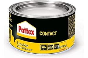 Pattex Colle contact liquide type néoprène - idéal pour l'assemblage et le placage sur tout type de matériaux - Peut être appliqué au pistolet - 300 g