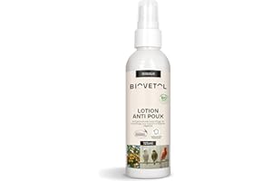 Biovetol - Lotion Anti-Poux pour oiseaux Bio - certifié par Ecocert - 125ml