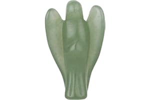 ‎MORELLA Morella Edelstein Aventurin Engel Glücksbringer Schutzengel zum Mitnehmen 3,5 cm in Samtbeutel