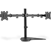 DIGITUS Monit&ouml;r tutucu - ayak - 2 monit&ouml;r - 32 in&ccedil;e kadar - 2X 8 kg'a kadar - VESA 75x75, 100x100 - siyah