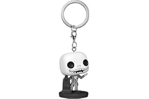 Funko Pop! Keychain: Disney The Nightmare Before Christmas 30th - Jack Skellington - Nowatorski breloczek do kluczy - winylowa minifigurka do kolekcjonowania - wypełniacz pończoch - pomysł na prezent