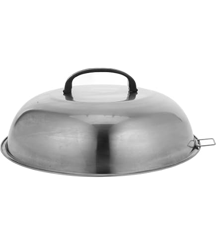 Coperchio Universale In Acciaio Inox Per Pentole E Wok - Diametro 38 Cm, Visibile, A Cupola - 3