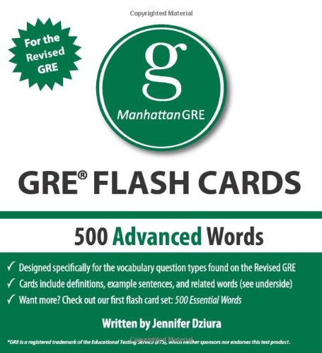 Book's Cover of Manhattan GRE: 500 Advanced Words