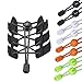 Produktbild Anoak Elastische Schnürsenkel 8 paars Schnellschnürsystem Reflektierende Schnürsenke 4 farben für Kinder und Erwachsen,für Laufen, Workout, Wandern, SportSchwarz,weiß,grün,orange
