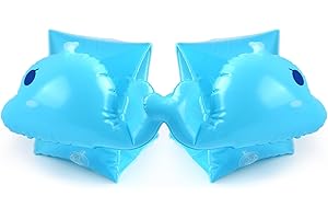 KUDMWCC Schwimmflügel für Kinder,Schwimmhilfe für Kinder mit Doppelpumpventil,Sicherer Auftrieb Schwimmflügel für Kleinkinder 3-6 Jahre,Schwimmflügel und Schwimmhilfe Set
