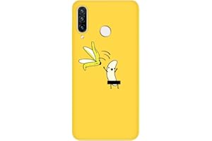 ZhuoFan Funda para Huawei P30 Lite New Edition / P30 Lite, Cárcasa Silicona Amarillo Rosa con Dibujos Diseño Suave Gel TPU Antigolpes de Protector Piel Case Cover Fundas para Huawei P30 Lite, 05