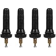Sensor Valve Stem for Car Single Hole Nut 4Pcs (TPMS) Sensor Valve Stem, Vehicle Car with Wheel tyre Valve