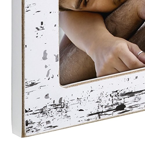 Hama Portrait Bilderrahmen „Juneau“ für Foto-Größe 10 x 15 cm (Fotorahmen aus Holz mit „Family“ Schriftzug - 4