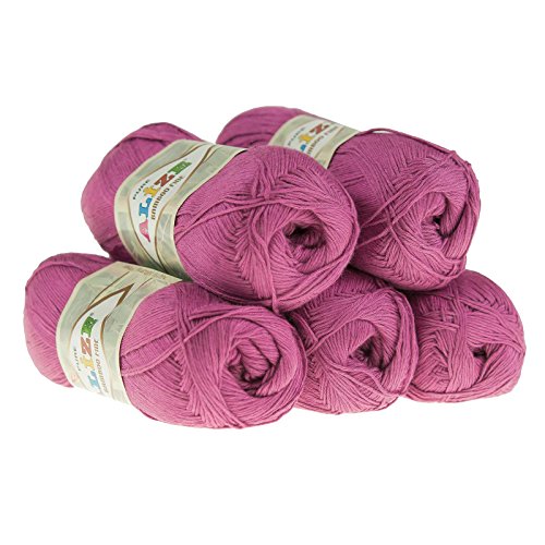Strickgarn BAMBOO FINE, #46 fuchsia, 100g, 100% Bambus - 2
