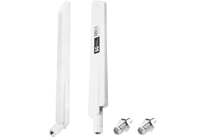 UNIKEEN 5G LTE Antena, Amplificador de Señal Omnidireccional SMA TS9 Macho Conector Antena WiFi Alta Ganancia Amplificador para 4G/5G/GSM/GPRS Router Módem Enrutador Celular Cámara de Seguimient