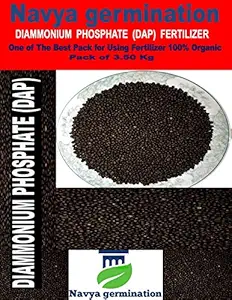 Navya germination DAP Fertilizers for Home Plants and Gardening 3.50 Kg One of The Best Pack for Using Fertilizer 100% Organic.