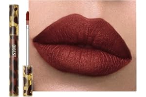 Anifer Rossetto liquido opaco vellutato, trucco duraturo e impermeabile, lucidalabbra antiaderente con lucentezza istantanea, (marrone nudo.12)