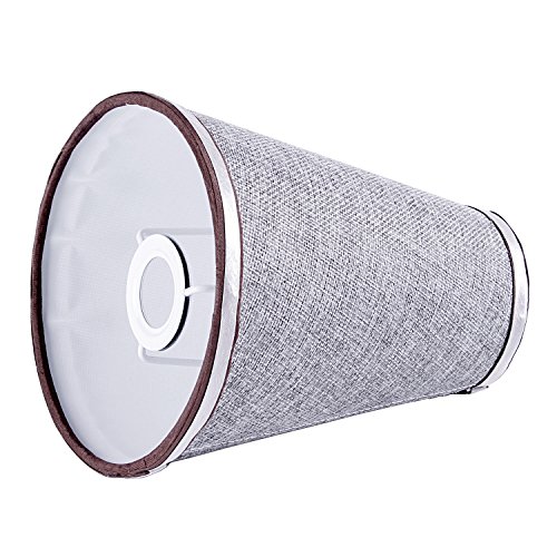 Splink Lampenschirme Leinen Stoff handgefertigt Leuchtenschirm für Kerze, Wand-Glühbirne, Tisch Lampe Dekor - 3