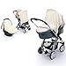 Diago UK Exclusive - Stroller, Pram Car seat Shade and Snooze Cloth Ivory