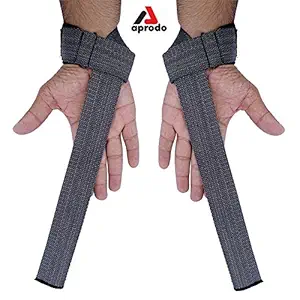 APRODO Power Cotton Gym Support/Weight Lifting Hand Bar Strap for Men & Women/Free Size / 6 Color