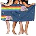Produktbild Victoria III Nyan Cat Man Erwachsene Mikrofaser Handtuch 78,7 x 129,5 cm Badelaken