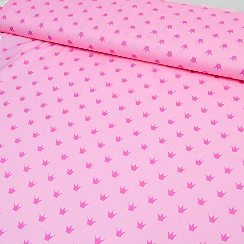 Baumwoll-Stoff „Antonia – Krone“ aus 100% Baumwolle / Kinder-Stoff / Öko-Tex / Meterware ab 50cm / ZX-3-10 - 2