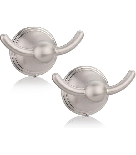ARCORA Wall Mounted Bathroom J-Hook Robe/Towel Hook In Brushed Nickel 2 Pack Ar5000807x2 - View #14