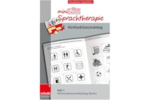 miniLÜK-Sprachtherapie - Hirnfunktionstraining: Heft 1 Informationsverarbeitung Basis (Schubi-LÜK-Sprachtherapie Erwachsene)