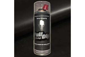 FullDip PlastiDip Bombe de peinture vinyle de qualité européenne Noir brillant