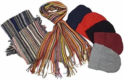 Tyler Accessory Hat &amp; Scarf Sets Beanies &amp; Stripe Scarves 12 Of Each Xmas