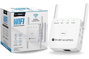 BLARIE WeXtend Pro 5G Wireless WiFi Extender Signal Booster, Extend Your Wi-Fi Signal in Your Home, Plug It in and Boost Your Wi-Fi Signal for Home or Office (300 Mbps)