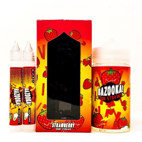 elfbar nachfüll pod läuft aus BAZOOKA ICE STRAWBERRY SOUR STRAWS 0MG - Vape Saudi Arabia - Original  Devices Flavors main image 0