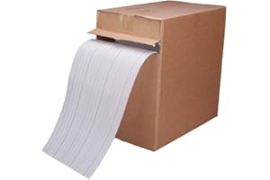 WERTPACK Schaumfolie Rollen im Spenderkarton, Nopaschaumfolie, Verpackungsfolie, geschäumtes PE, Weiß, 30 cm x 80 m (Breite x Länge), 2 mm Stärke, alle 32 cm perforiert, 1 Rolle(n)