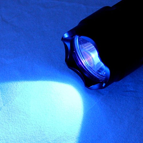 L’lysColors® UV LED Taschenlampe + 3,000mAh 3,7 V 18650 Geschützte Akku + Wired Einzel-Slot-Charger Kit - 7