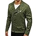 Produktbild Bomberjacke für Herren Parka Lange Winterjacke Mantel Mit Kapuze Kunstlederjacke Warme Winterjacke mit Reißverschluss Outwear
