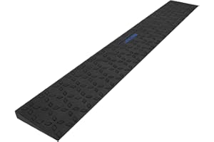 LIEKUMM Rubber Threshold Ramp 2 cm Height, 650 kg Capacity Wheelchair Ramps for Doorways, Non-Slip Ramps for Mobility Scooters, Motorcycles, Doorways, Steps, Kerbs, Polaris Pattern Design