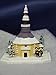 Produktbild Weihnachtshaus Papphaus Lichterhaus Seiffener Kirche mit Kurrende, klein ohne Beleuchteter Weihnachtsbaum Höhe ca 21 cm NEU
