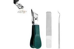 MZZSVEUY Eagle Beak Nail Clippers, Eagle Beak Beveled Nails Clippers, Toe Nail Clippers for Thick Nails, Ergonomic Ultra Sharp Nails File Cutter,Staineless Steel Ingrown Toenail Tool Kit for Thick Nails