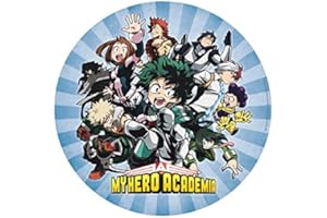 PARTYLANDIA Cialda in Ostia per Decorazione Torte di Anime Cartoni Animati Giapponesi (My Hero Academia - Mod. B)