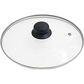 CABLEPELADO Glass Lid for Frying Pan, Multipurpose Glass Lid, Glass Lid for Pot, Glass Lid with Handle, Saucepan Lid, High Te