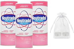 Neutradol Carpet Deodoriser, Carpet Freshener Camleigh Home Stores Multi-Pack (Neutradol Carpet Deodoriser 3 Pack- Pink)