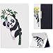 Produktbild KingSang iPad Air 2 2014 Hülle, Kunstleder Klapphülle Schutzhülle Leder Tasche Euti Hülle für Apple iPad Air 2 9.7" Brieftasche Leather Case Cover mit Standfunktion - Klettern Panda
