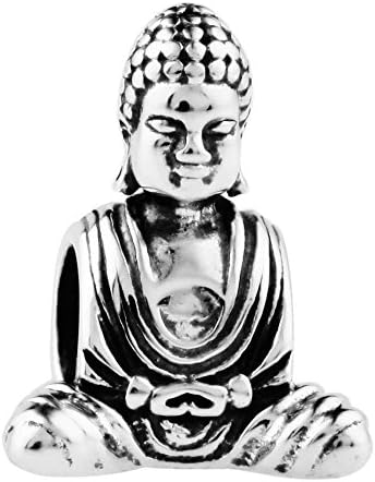 ANNYMORE The Buddha Antique 925 Sterling Silver Bead Charm Fit European Chain Bracelets