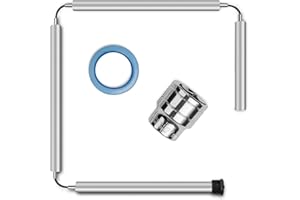 AYAYGD Varilla de ánodo de magnesio flexible de 44 pulgadas, barra de ánodo de calentador de agua caliente para GE, Rheem, Reliance, Richmond, Kenmore, calentador de agua incluye herramienta hexagonal