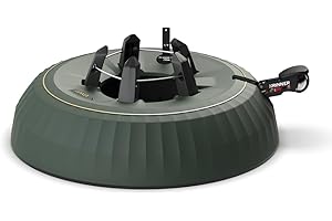 KRINNER® X-Series Deluxe Christbaumständer X-440 Deluxe Weihnachtsbaumständer NEU inkl. Fußpedal mit Sicherungsglocke und 11,0 Liter Wassertank für Baumhöhe bis 4,4m Made IN Germany 94355