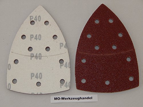 50 Stück Klett-Schleifblätter 105x152 mm Korn 40 für Multischleifer Bosch Prio, Ventaro
