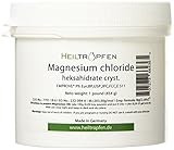 1 Pound Magnesium Chloride, Hexahydrate, Pharmaceutical Grade, Crystal Powder, Pure Ph. Eur., BP, USP, 100% Edible -Muscle Pain Relief