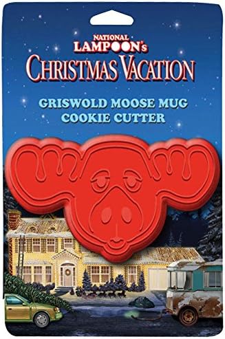 ICUP 12 Count National Lampoons Christmas Vacation Griswold Moose Cookie Cutter POP Display, Clear