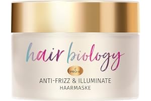 ‎HAIR BIOLOGY Hair Biology Shampoo, Anti-Frizz & Illuminate, für widerspenstiges oder trockenes und coloriertes Haar, Menopause, Wechseljahre, Haarpflege