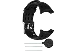 ZERONE Pasek do smartwatcha, miękka guma silikonowa, męski, zamiennik, do zegarka Suunto M1, M2, M4, M5, Silikon