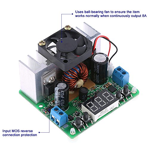 KKmoon Digital Programmierbare DC / DC Verstellbaren Step-Down Modul Konstantspannung Aktuelle Eingabe 6-40V Stromversorgung 0-38V - 2