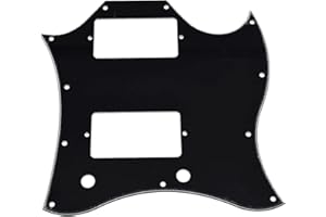 Dopro American Standard SG Pickguard intégral pour guitare spéciale USA SG Noir 3 plis