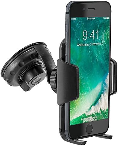 Universal 360° Car Auto Cell Phone Mount Holder f. Apple iPhone 5 / 5S / 6 / 6 Plus / 6S / 6S Plus; Samsung Galaxy S3 / S4 / S6 / S6 / S6 Edge / Note 2, 3, 4, Edge; Sony Xperia; HTC One, Desire; LG; Huawei etc.