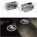 Wenn die Tür geöffnet wird, wird das Audi LOGO auf die offene Türfläche beleuchtet, um ein Licht zu schaffen, das den Einstieg in und aus dem Fahrzeug erleichtert